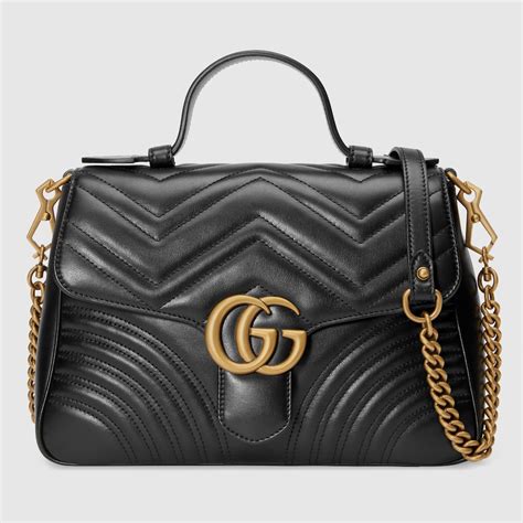 borsa nera donna gucci|Gucci handbags.